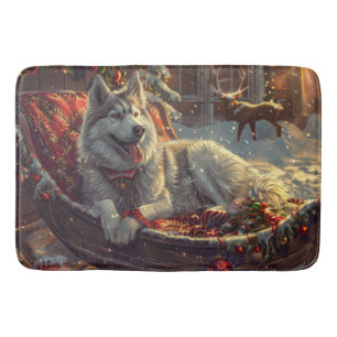 Finse Laphond Honden Kerst Feestelijk Badmat