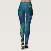 Finse Lapphund (blauwtinten) leggings (Achterkant)