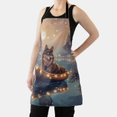 Finse Lapphund Kerstfeest reis Schort (Insitu)