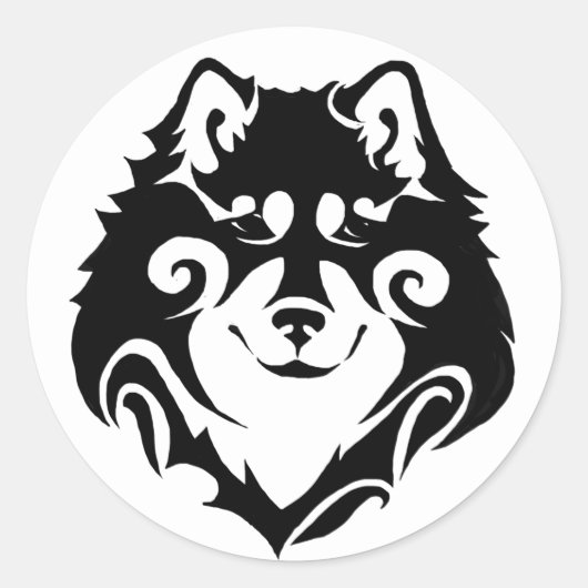 FINSE LAPPHUND - STICKERS (Voorkant)