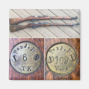 Finse M27 Mosin Nagant's met stamschijven Magneet