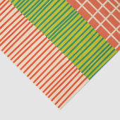 Finse patchwork strepen kleurrijk patroon tissuepapier (Detail)