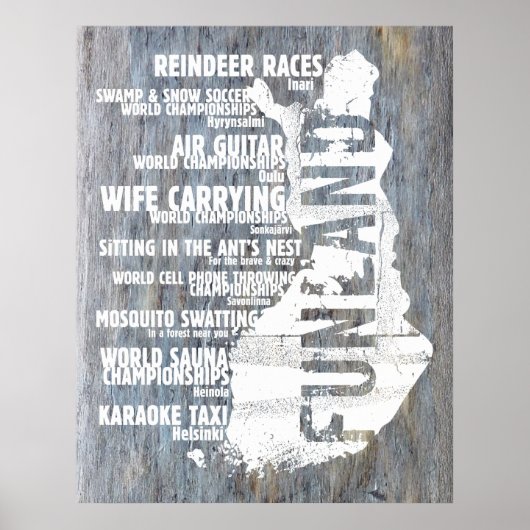 Finse schottenlijst 4 kolossaal Poster/afdruk Poster (Voorkant)