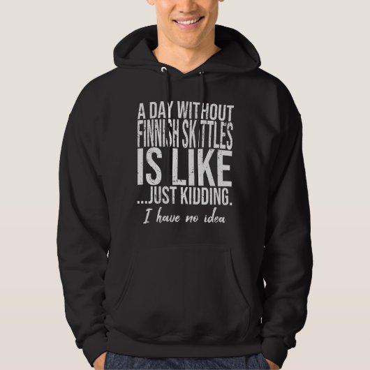Finse Skittles grappig cadeauidee Hoodie (Voorkant)
