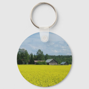 Finse sleutelketen voor het platteland sleutelhanger