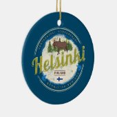 Finse souvenir hoofdstad Helsinki Keramisch Ornament (Rechts)