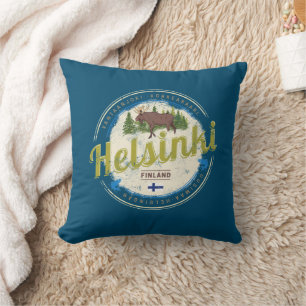 Finse souvenir hoofdstad Helsinki Kussen
