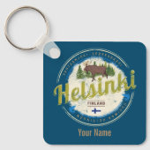 Finse  souvenir hoofdstad Helsinki Sleutelhanger (Voorkant)