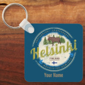 Finse  souvenir hoofdstad Helsinki Sleutelhanger (Voorkant)