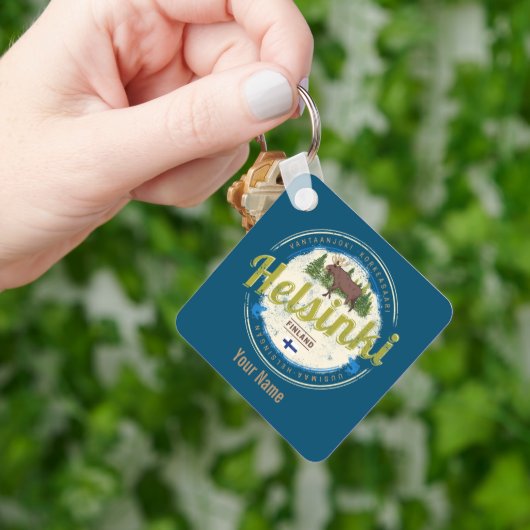 Finse  souvenir hoofdstad Helsinki Sleutelhanger (Hand)