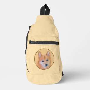 Finse spits Schilderij Mooie Originele Huisdier Ho Sling Bag