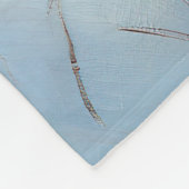 Finse Spitz liet het sneeuwen Kerstmis Fleece Deken (Hoek)