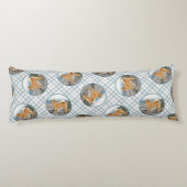 Finse Spitz Seashore Schilderen Originele Hond Kun Lichaamskussen (Achterkant)