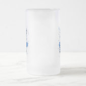 Finse sterke (hockey) Frosted Glass Beer Mok (Center)