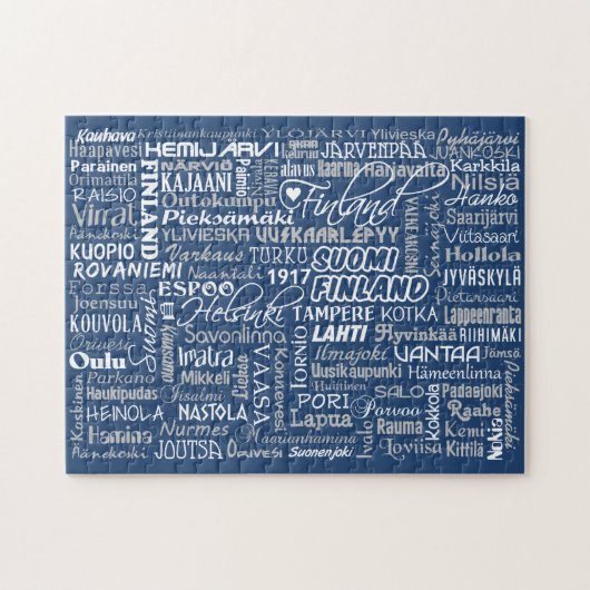 Finse Towns puzzel Legpuzzel (Horizontaal)