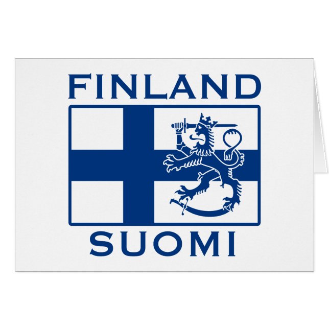 Finse vlag (Voorkant Horizontaal)
