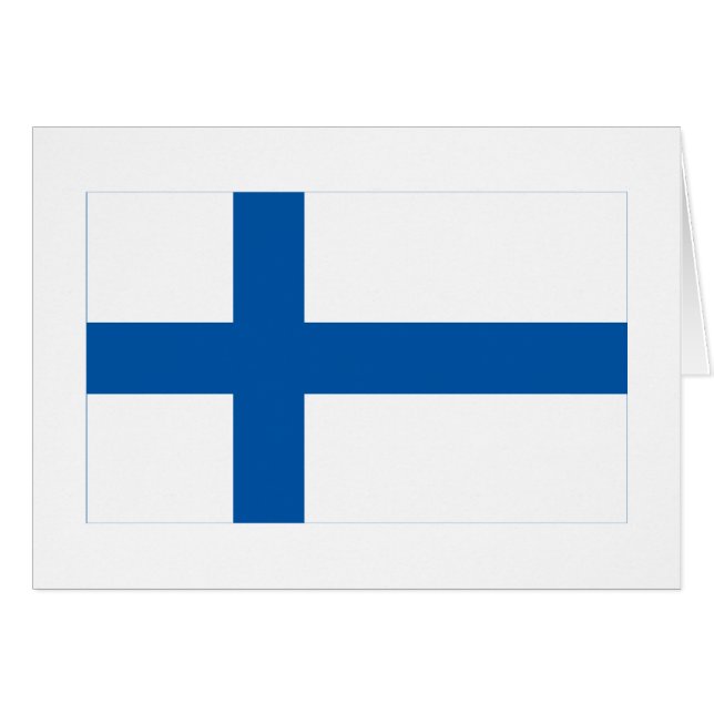 Finse vlag (Voorkant Horizontaal)