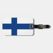 Finse vlag bagagelabel (Achterkant horizontaal)