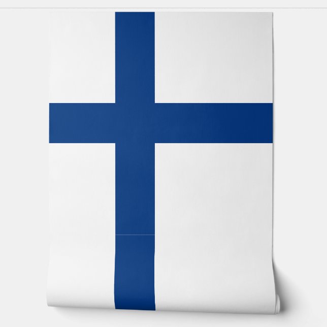Finse vlag behang (Afrollen)