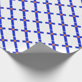 Finse vlag cadeaupapier (Hoek)