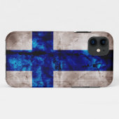 Finse vlag Case-Mate iPhone case (Achterkant (horizontaal))