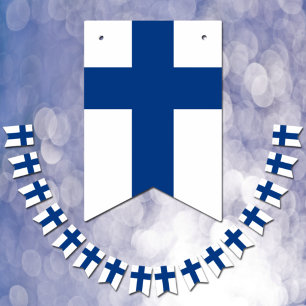 Finse Vlag & Feest Finland Vaandels / Bruiloften Vlaggetjes