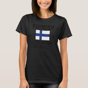 Finse vlag Finse wortelen T-shirt