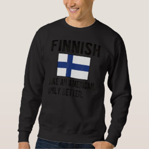 Finse vlag Finse wortelen Trui
