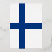 Finse vlag folie uitnodiging (Achterkant)