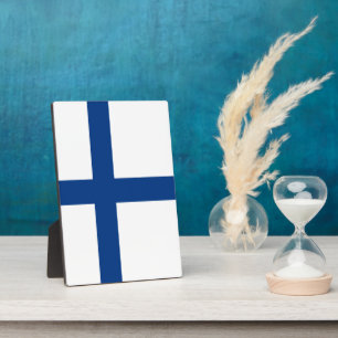 Finse vlag fotoplaat