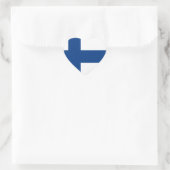 Finse vlag hart sticker (Tas)