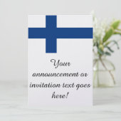 Finse vlag kaart (Staand voorkant)