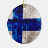 Finse vlag keramisch ornament (Links)