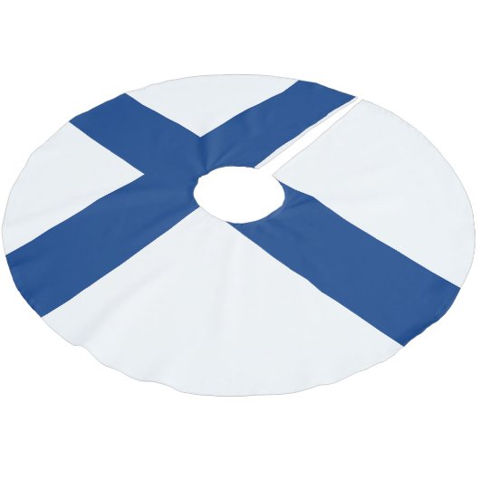 Finse vlag kerstboom rok (Gekanteld)