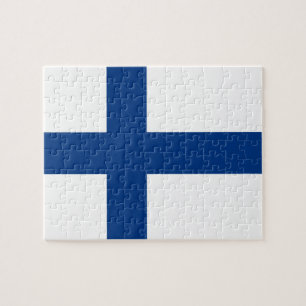 Finse vlag legpuzzel
