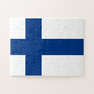 Finse vlag legpuzzel