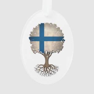 Finse vlag - Levensboom Ornament