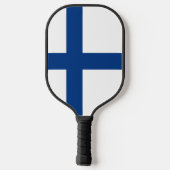 Finse vlag pickleball paddle (Achterkant)