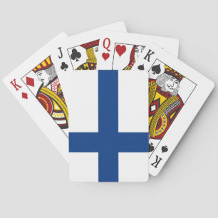 Finse vlag pokerkaarten