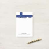 Finse vlag post-it® notes (Op bureau)