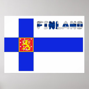 Finse vlag poster
