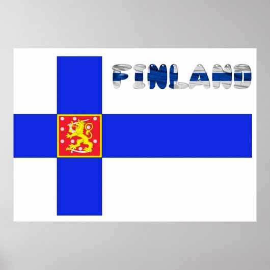 Finse vlag poster (Voorkant)