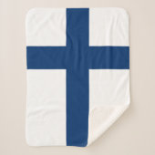 Finse vlag sherpa deken (Voorkant)