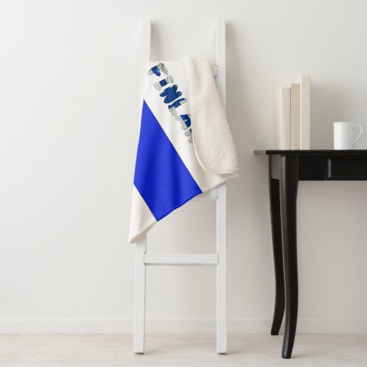 Finse vlag sherpa deken (In situ)