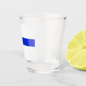 Finse vlag shot glas (Rechts)