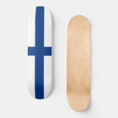 Finse vlag skateboard (Voorkant)