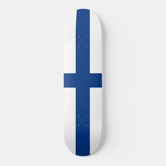 Finse vlag skateboard (Voorkant)