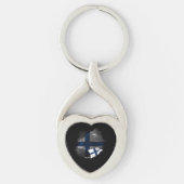 Finse vlag sleutelhanger (Voorkant)