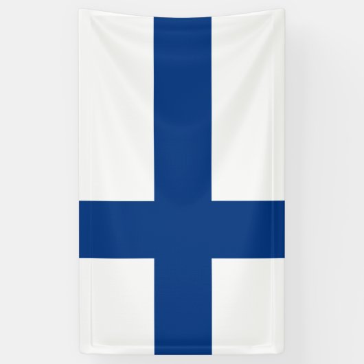 Finse vlag spandoek (Verticaal)