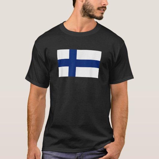 Finse vlag t-shirt (Voorkant)